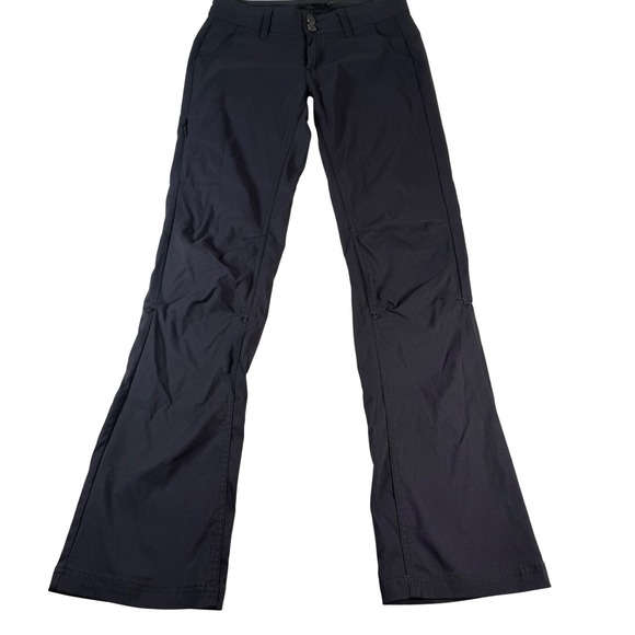 Prana Pants - Prana Women's 0 Black Cargo Hiking Pants Regular Inseam Outdoors Nature Trail